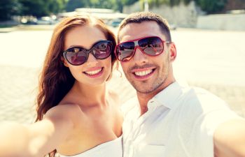 Happy Couple Before Wedding