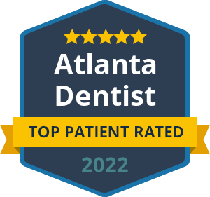 Atlanta Dentist top rated badge 2022